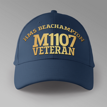 Load image into Gallery viewer, HMS Beachampton M1107 Veteran - Personalised Baseball Cap
