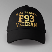 Load image into Gallery viewer, HMS Beaver F93 Veteran - Personalised Baseball Cap
