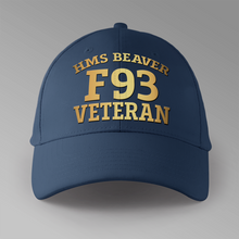 Load image into Gallery viewer, HMS Beaver F93 Veteran - Personalised Baseball Cap
