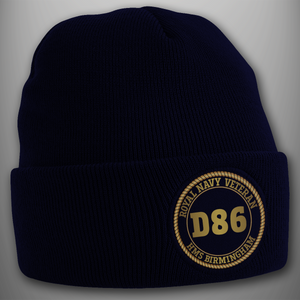 HMS Birmingham D86 - Pennant Number Beanie Hat