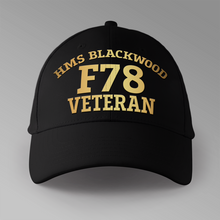 Load image into Gallery viewer, HMS Blackwood F78 Veteran - Personalised Baseball Cap
