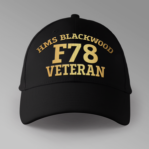 HMS Blackwood F78 Veteran - Personalised Baseball Cap