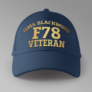 HMS Blackwood F78 Veteran - Personalised Baseball Cap