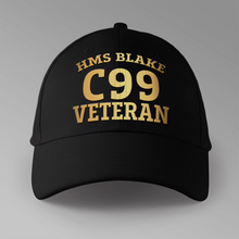 Load image into Gallery viewer, HMS Blake C99 Veteran - Personalised Baseball Cap
