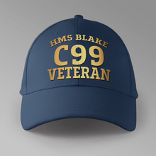 Load image into Gallery viewer, HMS Blake C99 Veteran - Personalised Baseball Cap
