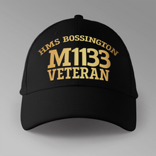 Load image into Gallery viewer, HMS Bossington M1133 Veteran - Personalised Baseball Cap
