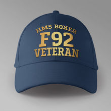 Load image into Gallery viewer, HMS Boxer F92 Veteran - Personalised Baseball Cap
