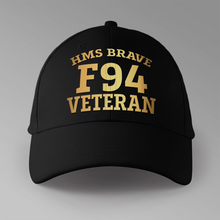 Load image into Gallery viewer, HMS Brave F94 Veteran - Personalised Baseball Cap
