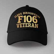 Load image into Gallery viewer, HMS Brighton F106 Veteran - Personalised Baseball Cap
