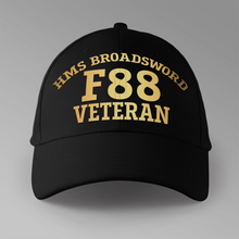 Load image into Gallery viewer, HMS Broadsword F88 Veteran - Personalised Baseball Cap
