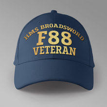 Load image into Gallery viewer, HMS Broadsword F88 Veteran - Personalised Baseball Cap
