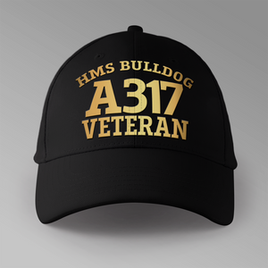 HMS Bulldog A317 Veteran - Personalised Baseball Cap