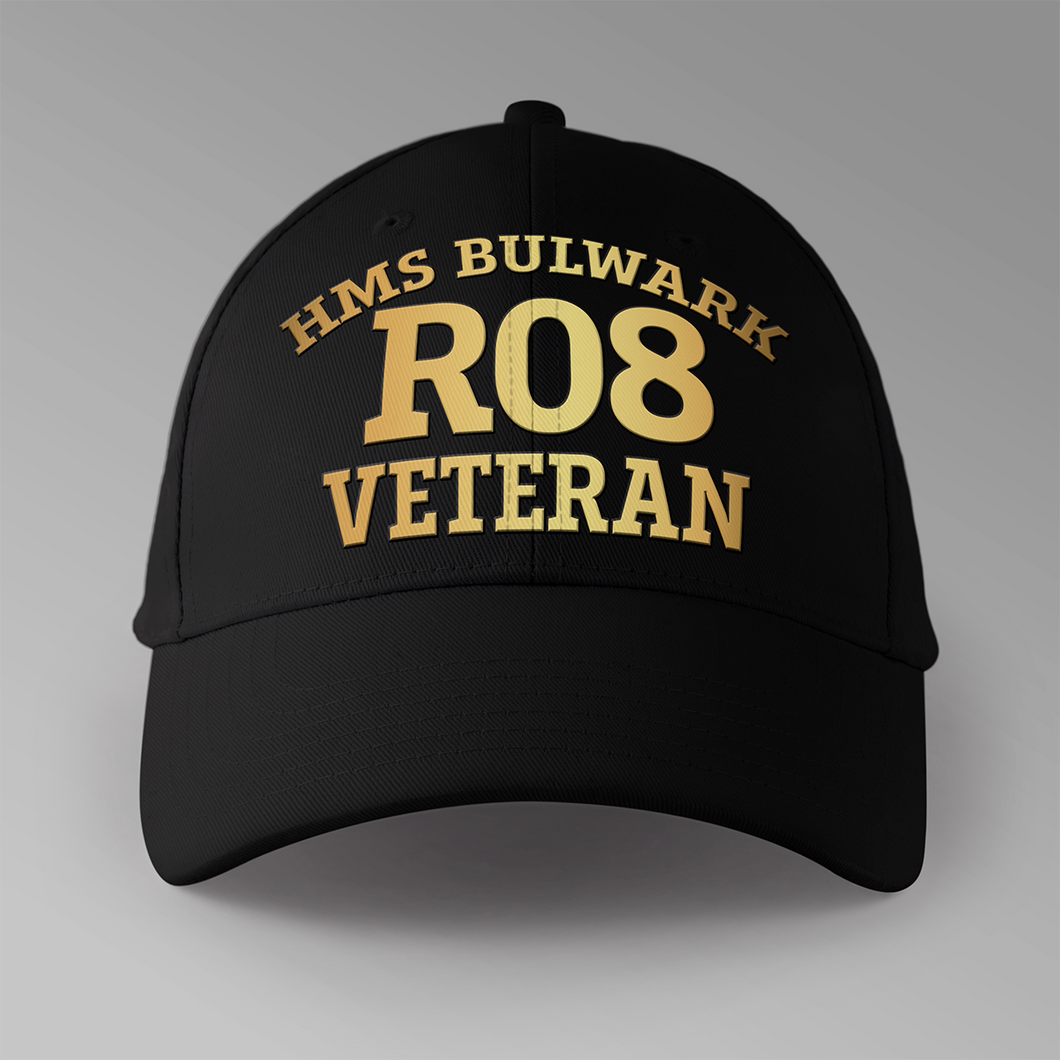 HMS Bulwark R08 Veteran - Personalised Baseball Cap