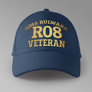 HMS Bulwark R08 Veteran - Personalised Baseball Cap