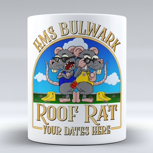 HMS Bulwark Aircraft Handler 'Roof Rat/Hangar Rat' - Personalised Mug