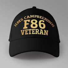 Load image into Gallery viewer, HMS Campbeltown F86 Veteran - Personalised Baseball Cap
