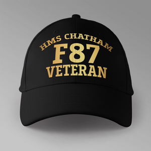 HMS Chatham F87 Veteran - Personalised Baseball Cap