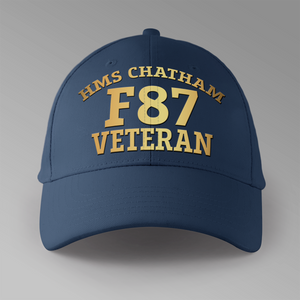 HMS Chatham F87 Veteran - Personalised Baseball Cap