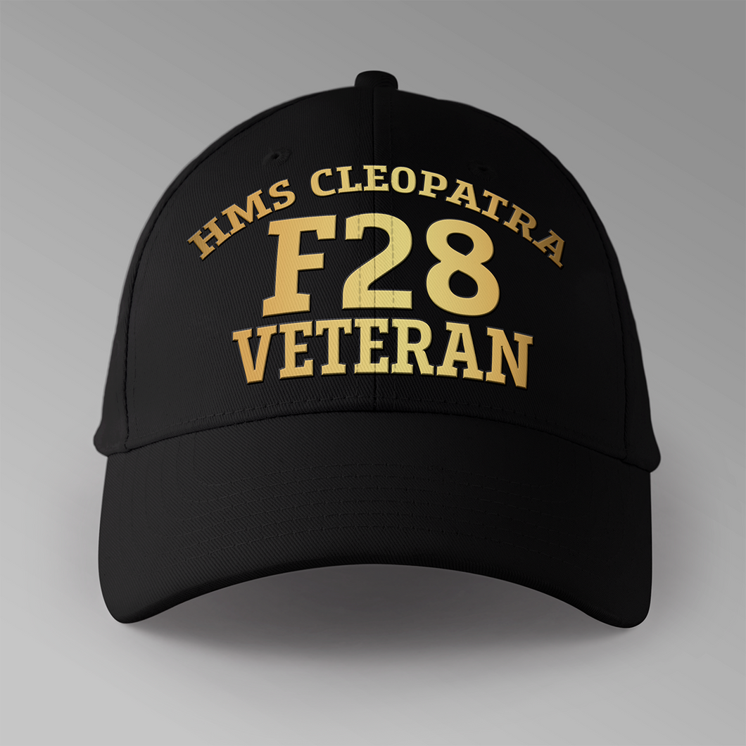 HMS Cleopatra F28 Veteran - Personalised Baseball Cap