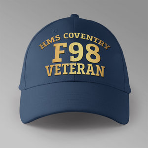 HMS Coventry F98 Veteran - Personalised Baseball Cap