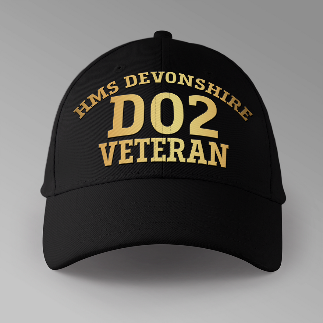 HMS Devonshire D02 Veteran - Personalised Baseball Cap