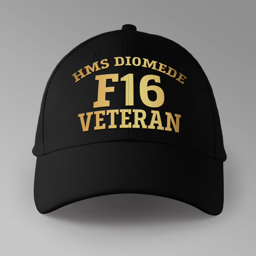 HMS Diomede F16 Veteran - Personalised Baseball Cap