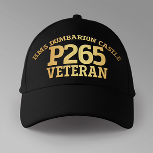 HMS Dumbarton Castle P265 Veteran - Personalised Baseball Cap