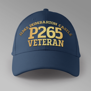 HMS Dumbarton Castle P265 Veteran - Personalised Baseball Cap