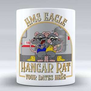 HMS Eagle Aircraft Handler 'Roof Rat/Hangar Rat' - Personalised Mug