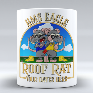 HMS Eagle Aircraft Handler 'Roof Rat/Hangar Rat' - Personalised Mug