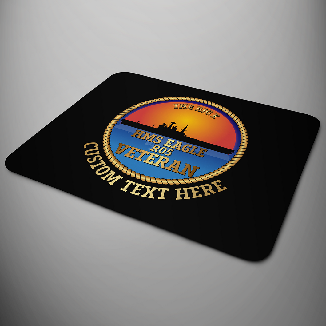 HMS Eagle (RO5) Personalised Mouse Mat