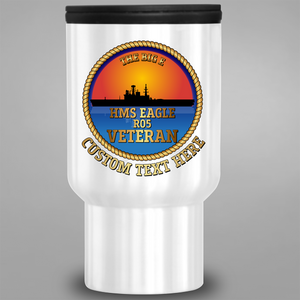 HMS Eagle (RO5) - Personalised Travel Mug