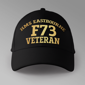 HMS Eastbourne F73 Veteran - Personalised Baseball Cap