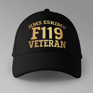 HMS Eskimo F119 Veteran - Personalised Baseball Cap