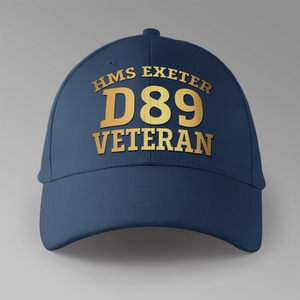 HMS Exeter D89 Veteran - Personalised Baseball Cap