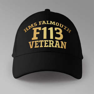 HMS Falmouth F113 Veteran - Personalised Baseball Cap