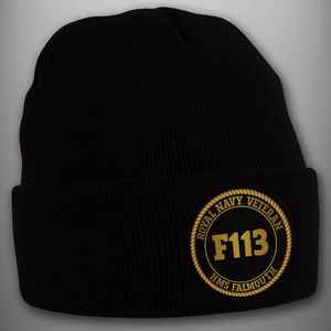 HMS Falmouth F113 - Pennant Number Beanie Hat