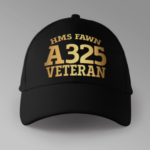 HMS Fawn A325 Veteran - Personalised Baseball Cap