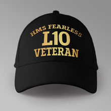 Load image into Gallery viewer, HMS Fearless L10 Veteran - Personalised Baseball Cap
