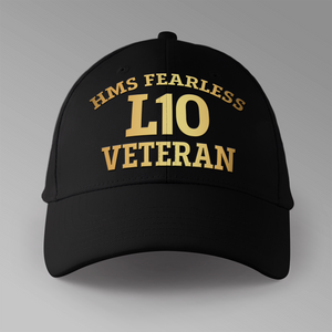 HMS Fearless L10 Veteran - Personalised Baseball Cap