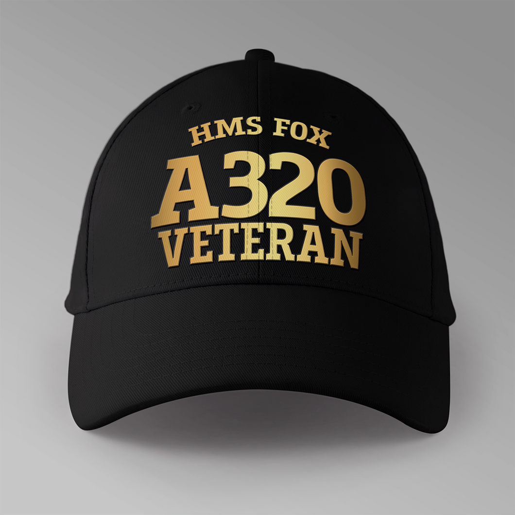 HMS Fox A320 Veteran - Personalised Baseball Cap