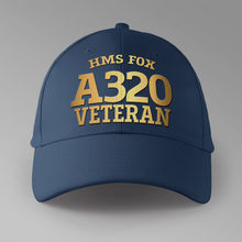 Load image into Gallery viewer, HMS Fox A320 Veteran - Personalised Baseball Cap
