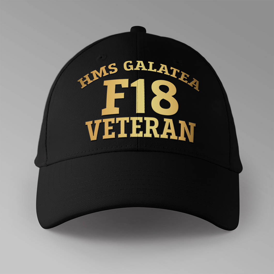 HMS Galatea F18 Veteran - Personalised Baseball Cap