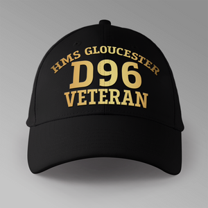 HMS Gloucester D96 Veteran - Personalised Baseball Cap