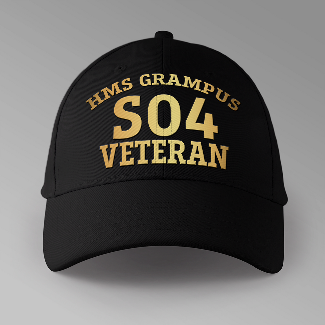 HMS Grampus S04 Veteran - Personalised Baseball Cap