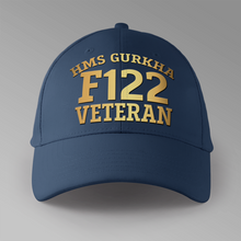 Load image into Gallery viewer, HMS Gurkha F122 Veteran - Personalised Baseball Cap
