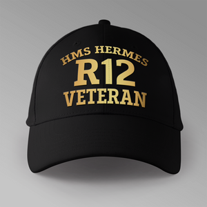 HMS Hermes R12 Veteran - Personalised Baseball Cap