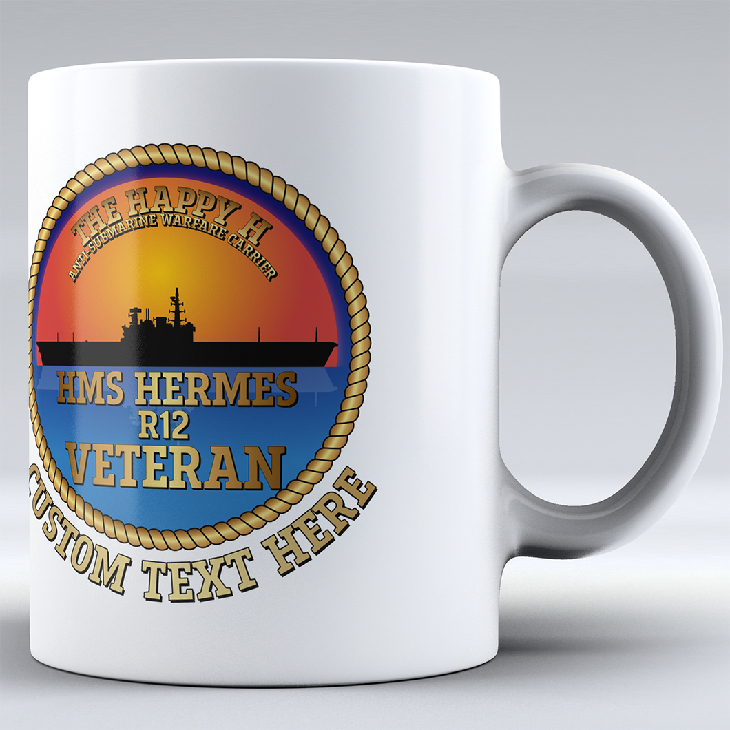 HMS Hermes (R12) Veteran - Personalised Mug