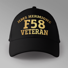 Load image into Gallery viewer, HMS Hermione F58 Veteran - Personalised Baseball Cap
