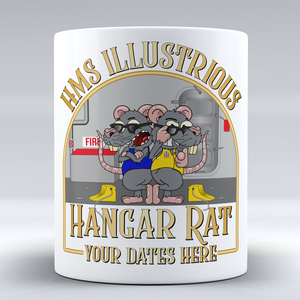 HMS Illustrious Aircraft Handler 'Roof Rat/Hangar Rat' - Personalised Mug